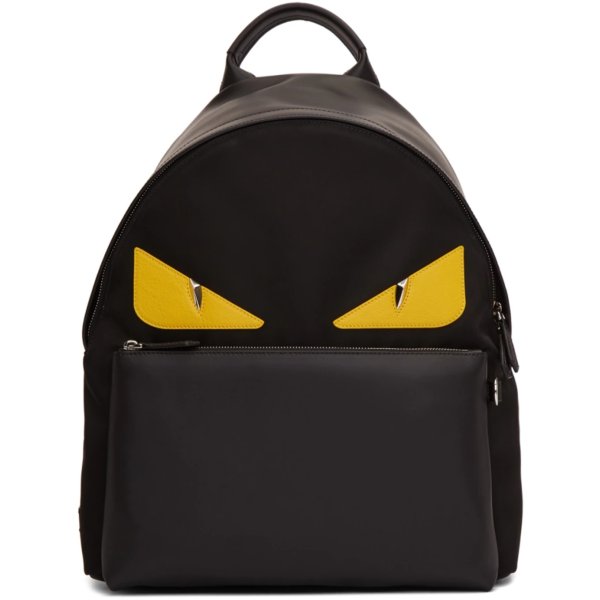 Fendi - Black 'Bag Bugs' Backpack