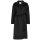 Claudine black belted wool-blend coat