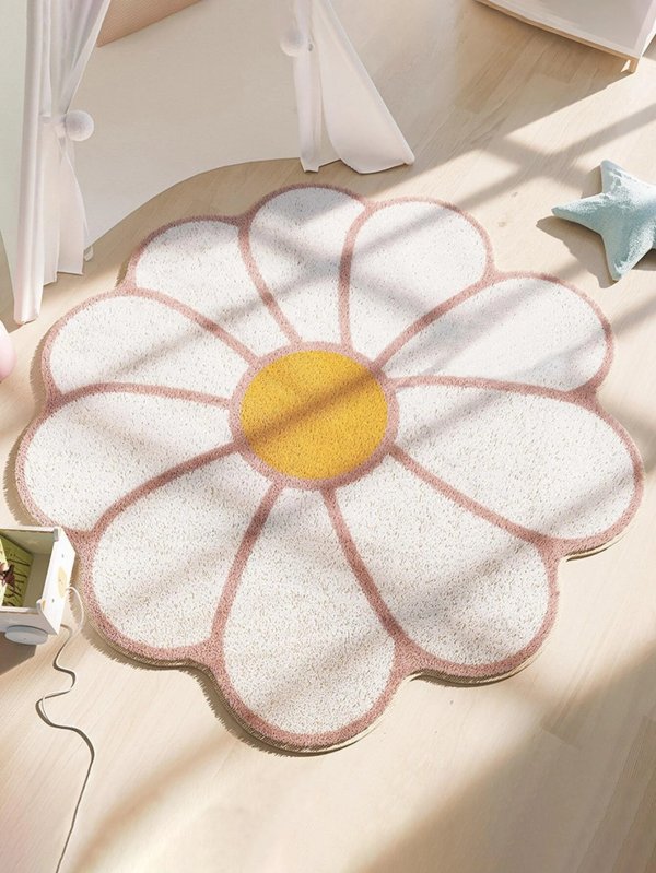花花造型地毯
