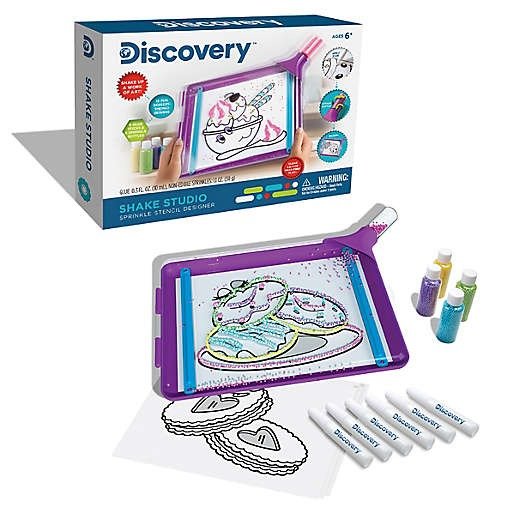 Discovery™ Kids Shake Studio Sprinkle Stencil Designer Kit | buybuy BABY
