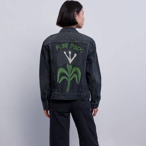 Levi s印花牛仔外套