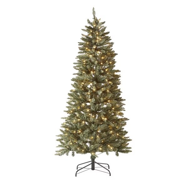 9 Foot Keystone Fir Slim LED Pre-Lit Christmas Tree