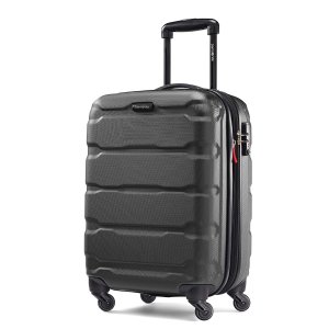 Samsonite Omni 20-Inch Hardside Expandable Luggage with Spinner Wheels – Black