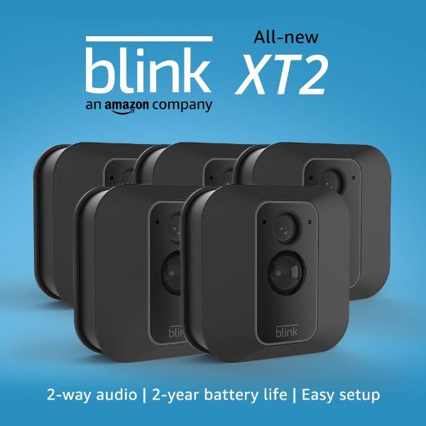 Blink XT2 室内外通用 无线智能监控摄像头 5件套
