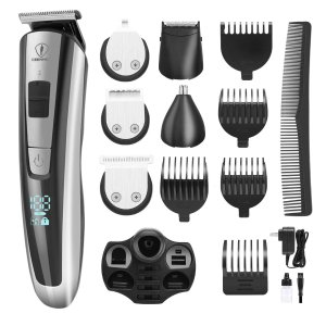 Ceenwes Men's Grooming Kit Professional Beard Trimmer Hair Clippers Hair Trimmer