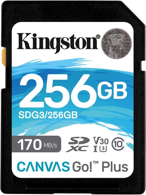 256GB Canvas Go Plus 170MB/s SDXC存储卡