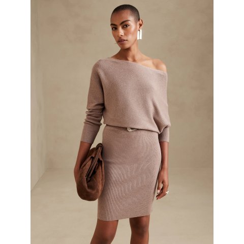 Banana RepublicColleta Off-Shoulder Sweater Dress