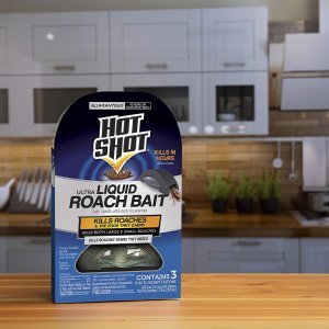 Hot Shot HG-96591 Ultra Liquid Roach Bait, 3-Count