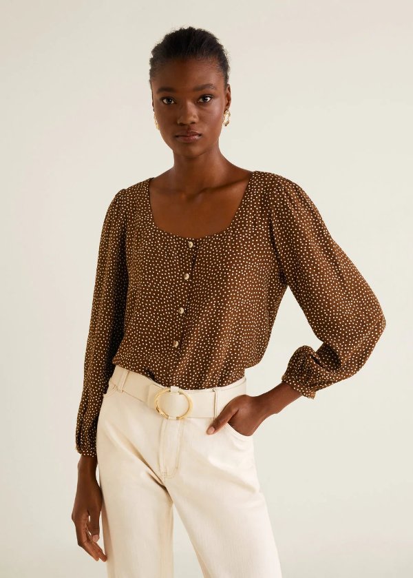 Polka-dot print blouse - Women | OUTLET USA