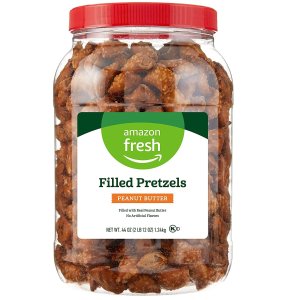 Wickedly Prime Peanut Butter-Filled Pretzels, 44 Ounce