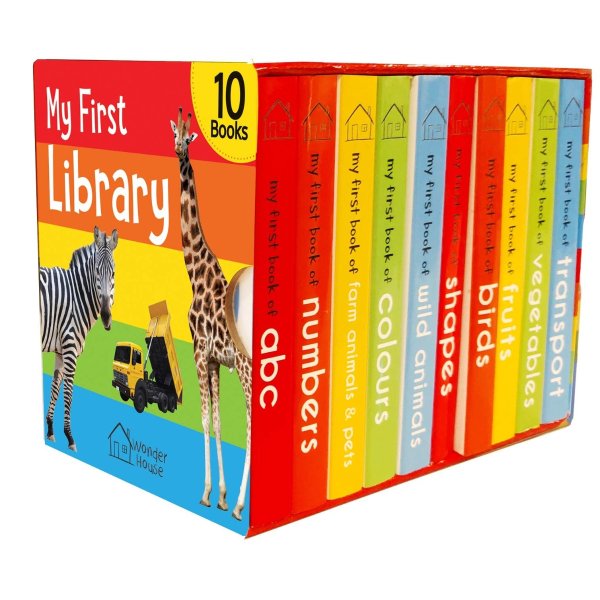 My First Library 儿童启蒙硬皮图书套装 10本