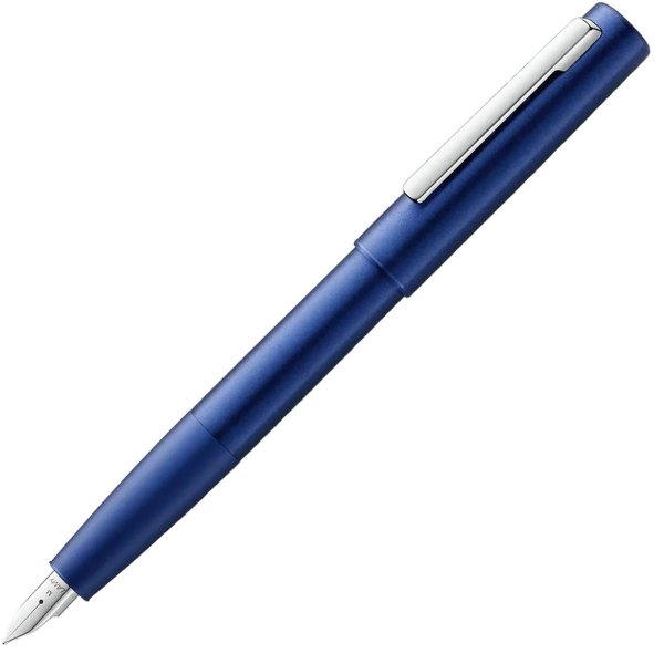 Fountain Pen - Aion Snap On Cap Blue Anodized Aluminum