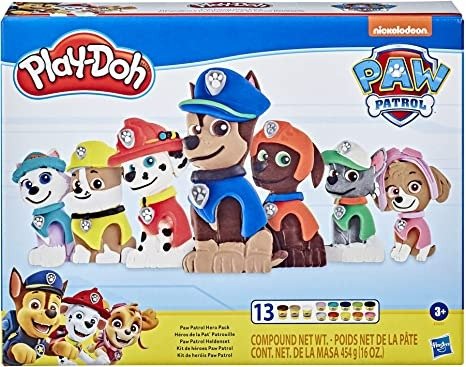 -Doh PAW Patrol Hero Pack Arts and Crafts Toy for Kids 3 Years and Up with 13 Non-Toxic Colors