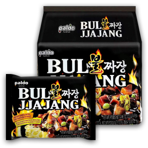 Paldo Fun & Yum Bul Jjajangmen Spicy Instant Noodles, Pack of 4