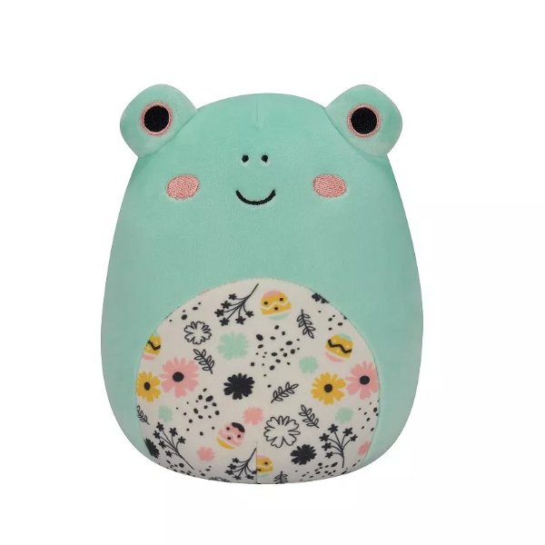 Fritz-Light Green Frog with Floral Easter Print