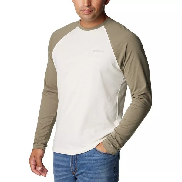 Men's Thistletown Hills Colorblocked Logo Graphic Raglan-Sleeve Tech T-Shirt