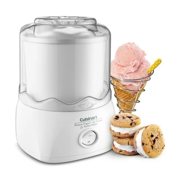 Cuisinart Automatic 酸奶冰淇淋机 1.5 Qt
