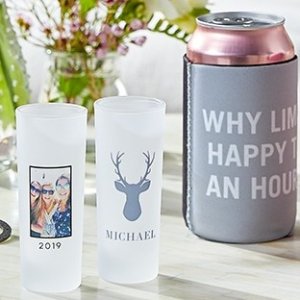 Shutterfly Personalized Bottle Opener, Shot Glass, Can Cooler