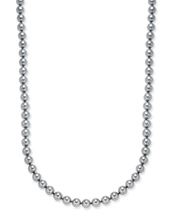 Imitation Pearl (8mm) Strand Necklace, 24" + 2" extender, Created for Macy's