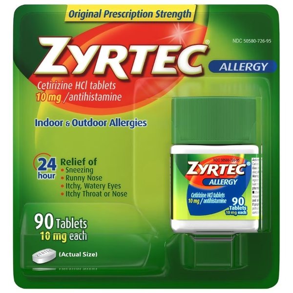 24 Hour Allergy Relief Tablets