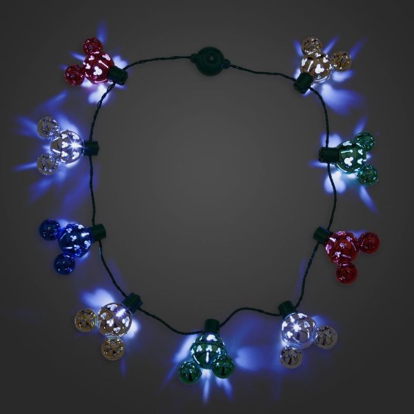 Mickey Mouse Icon Jingle Bell Light-Up Necklace | shopDisney