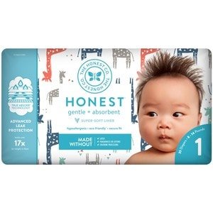 Honest Company Diapers, Multi Colored Giraffes Size 1 | CVS.com
