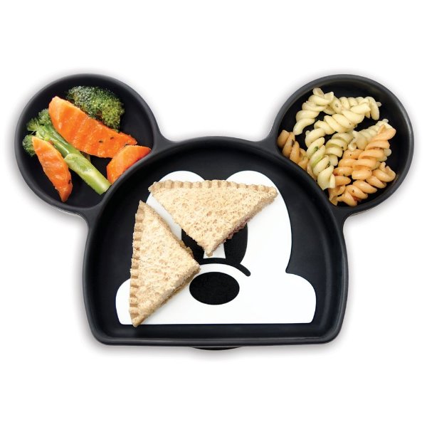 Mickey Mouse Silicone Grip Dish by Bumkins | shopDisney