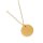 The Medium Leone 24kt gold-plated necklace