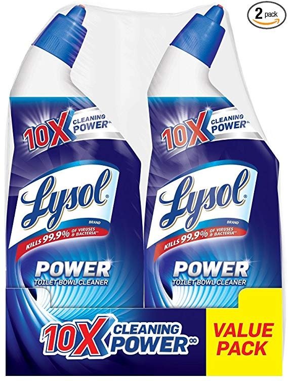 Power Toilet Bowl Cleaner, 48oz (2X24oz), 10X Cleaning Power