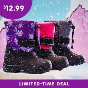 Zulily Kids Snow Boots Sale