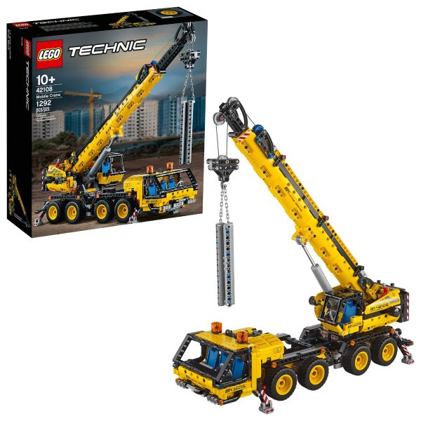 Technic Mobile Crane 42108 Construction Toy Building Kit (1,292 pieces)