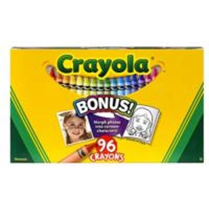 Crayola Crayons with Built-In Sharpener, 96 crayons