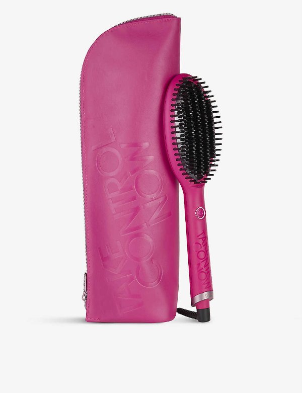 粉色新款电热发梳