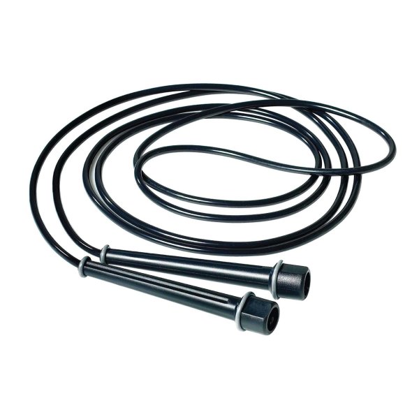 Speed Jump Rope with Sure Grip Vinyl Handles and Durable PVC Cable for Portable Exercise