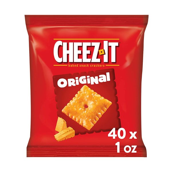 Cheez-It Original Baked Snack Cheese Crackers 40 Count