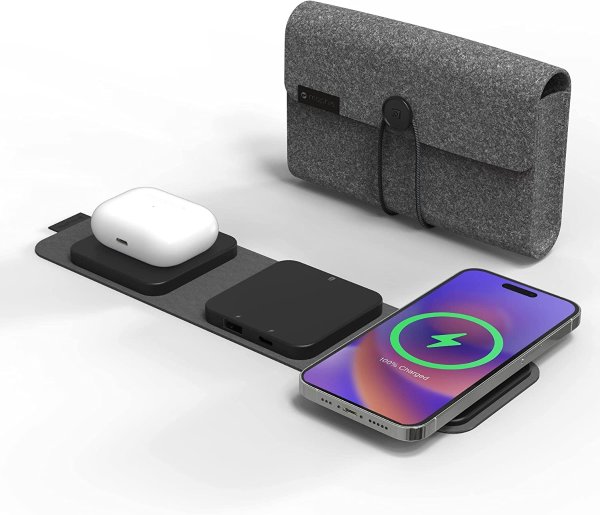 3 in 1 Travel Magnetic Wireless Charging Station