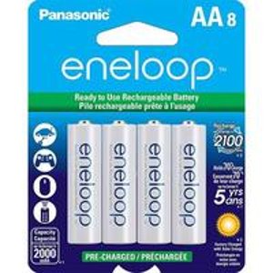 8 Pack Of Panasonic Eneloop "AA" 2000 mAh Or "AAA" 800 mAh Rechargeable Ni-MH Battery
