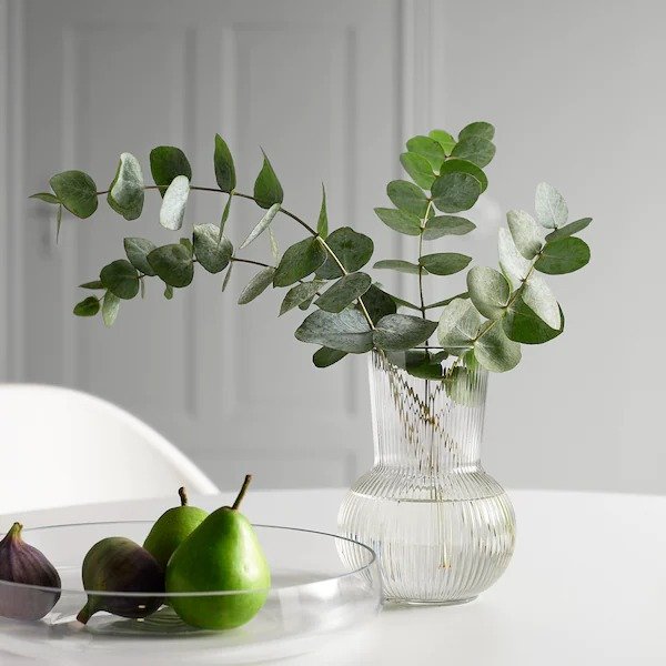PADRAG Vase, clear glass, 6 ¾" - IKEA