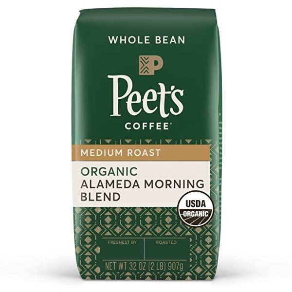 Alameda Morning Blend, Medium Roast Whole Bean Coffee, 32 oz