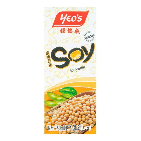 Yeo's Soymilk Made With Canadian Soy Beans 250ml