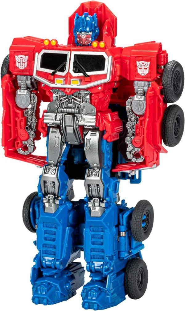 Bumblebee Cyberverse Adventures Dinobots Unite Smash Changer Optimus Prime Action Figure, Toys for 6 Year Old Boys and Girls and Up, 9-Inch