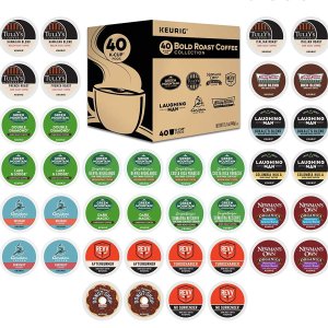 K-Cup Bold Variety Sampler, Keurig Single-Serve Coffee, 40 Count