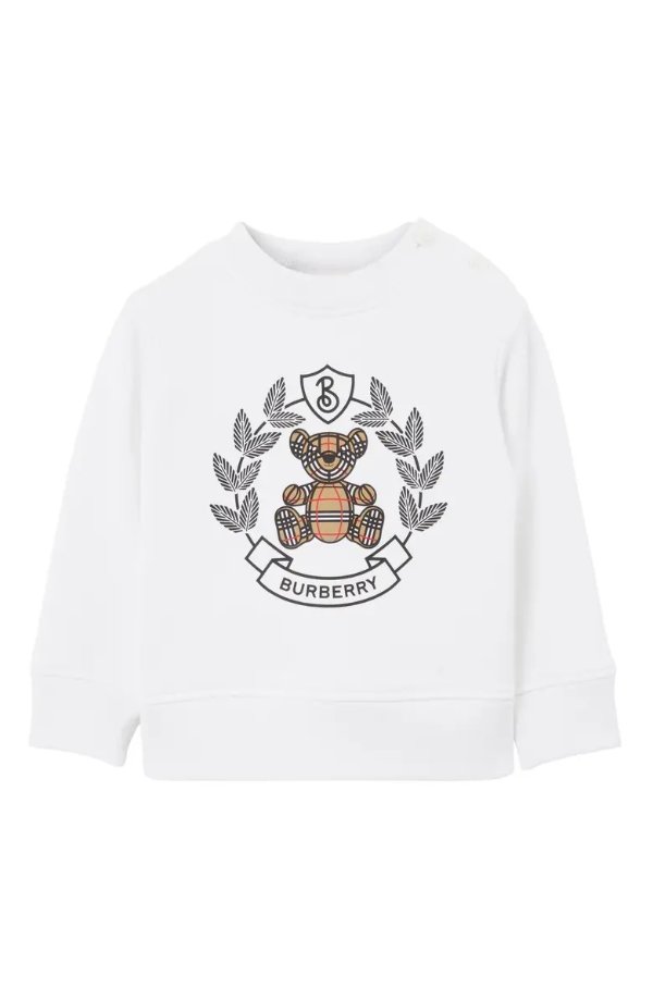 Kids' Crest Cotton Graphic T-Shirt