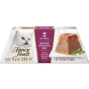 fancy feast买1送1宝石慕斯系列猫咪湿粮 4oz 8盒 牛肉配方