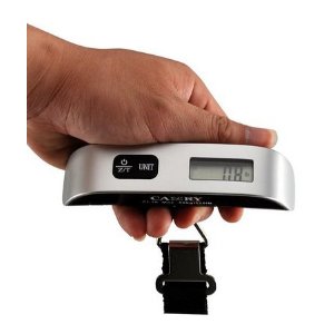 Camry 110 Lbs Luggage Scale with Temperature Sensor and Tare Function