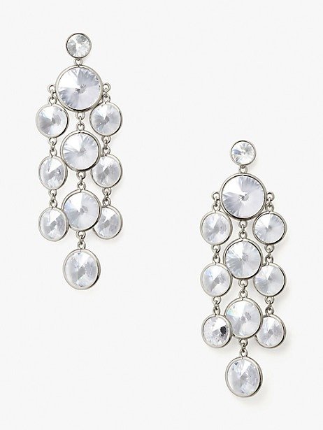 sparkling chandelier earrings