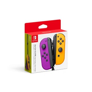 Nintendo Neon Purple/ Neon Orange Joy-Con (L-R) Switch