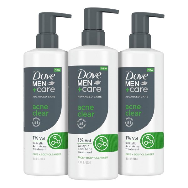 DOVE MEN + CARE Advanced Care Cleanser Acne Clear