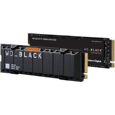 WD BLACK SN850 1TB PCIe4.0 NVMe 固态硬盘 无盔甲