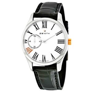 ZENITH Captain Ultra Thin White Dial Automatic Ladies Watch (Dealmoon Exclusive)